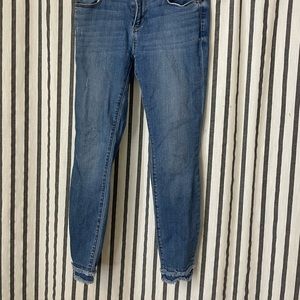 Loft fringe jeans